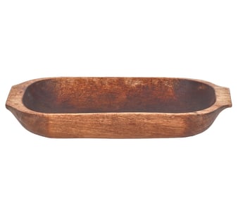 PRIMITIVE WOOD TRENCHER