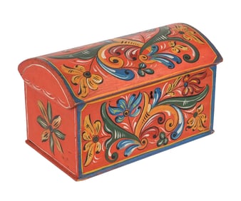 SCANDINAVIAN PAINTED BOX
