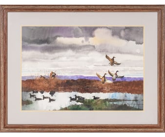 ROY MARTELL MASON ORIGINAL WATERCOLOR