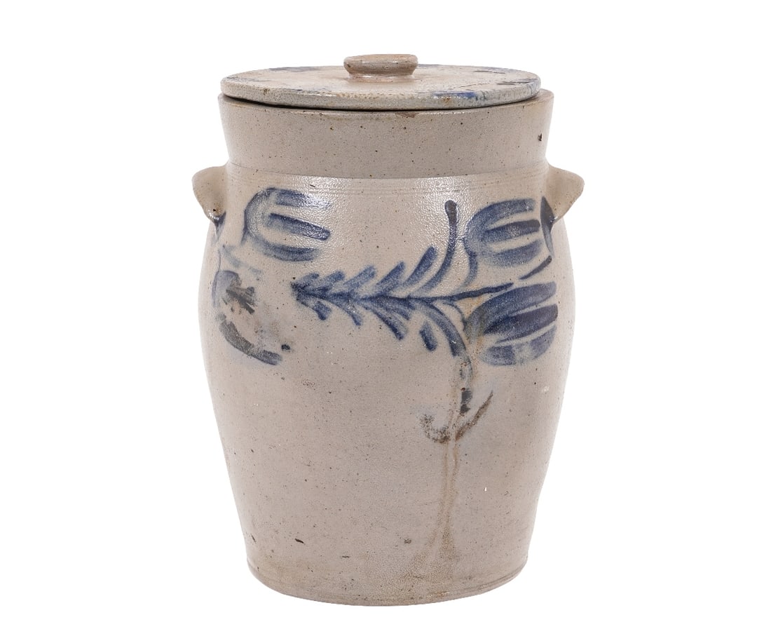 THREE-GALLON STONEWARE CROCK (1 of 11)