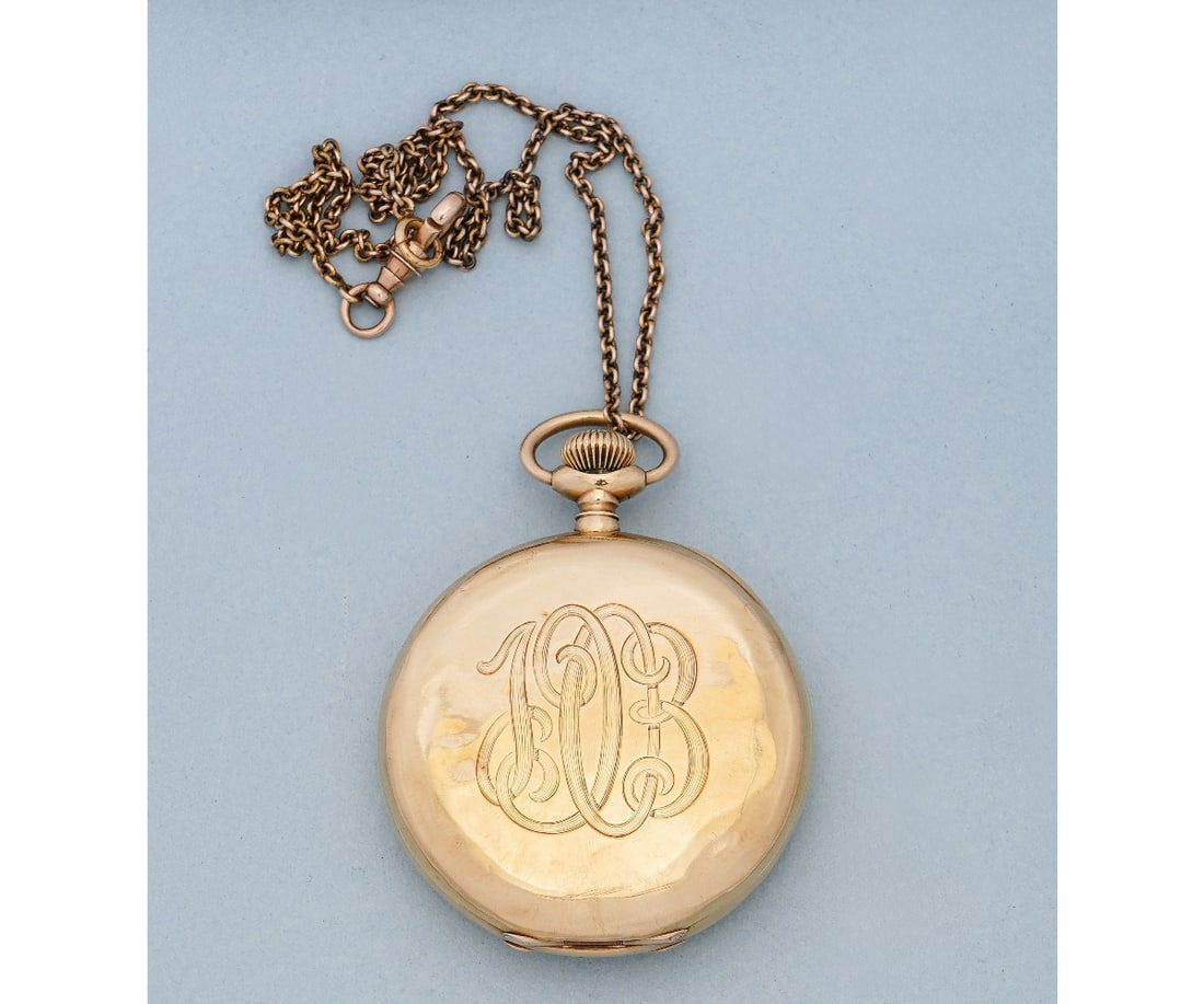 TIFFANY 18K GOLD POCKET WATCH (1 of 15)