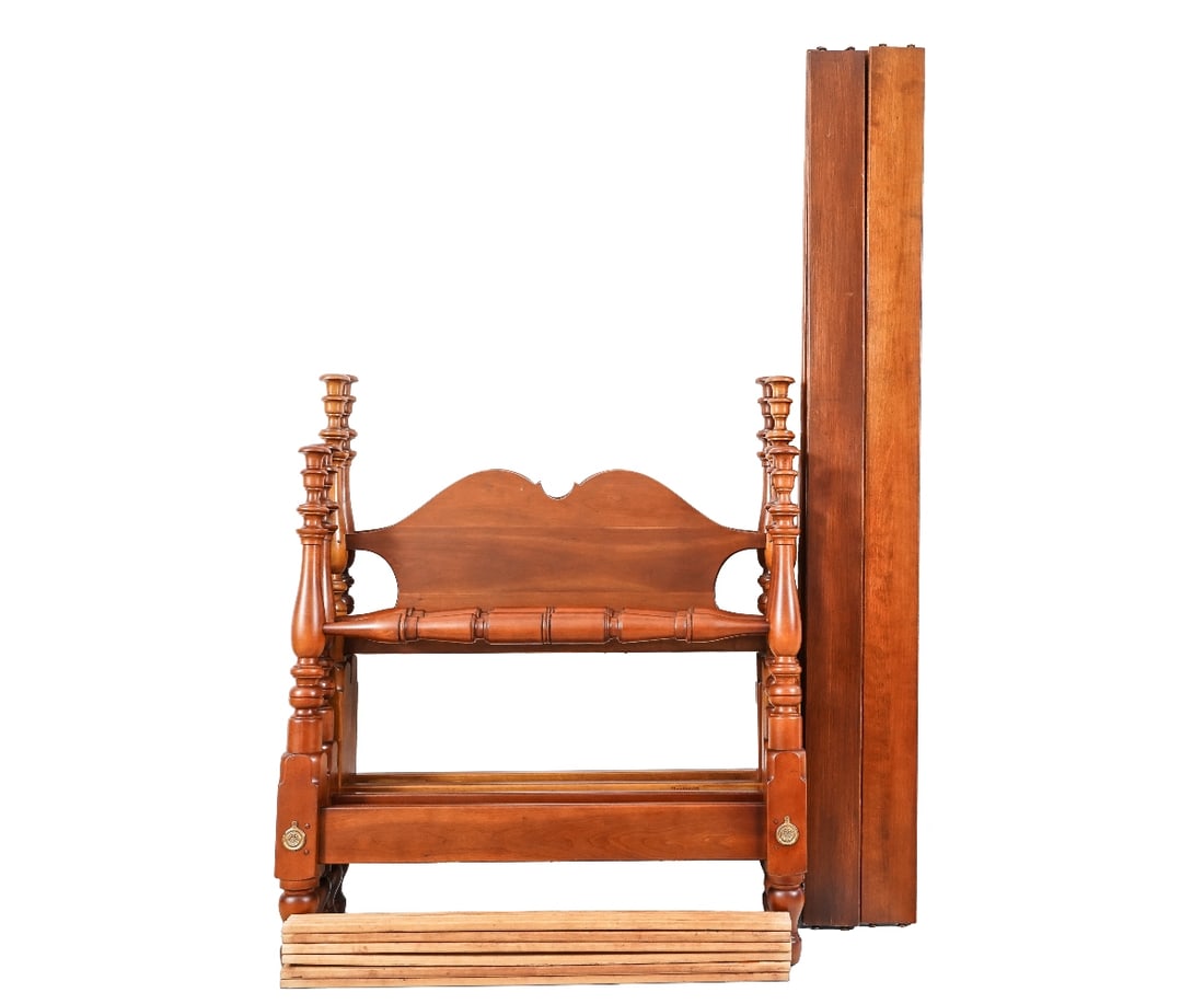 PAIR STICKLEY SINGLE POSTER BEDS (1 of 6)