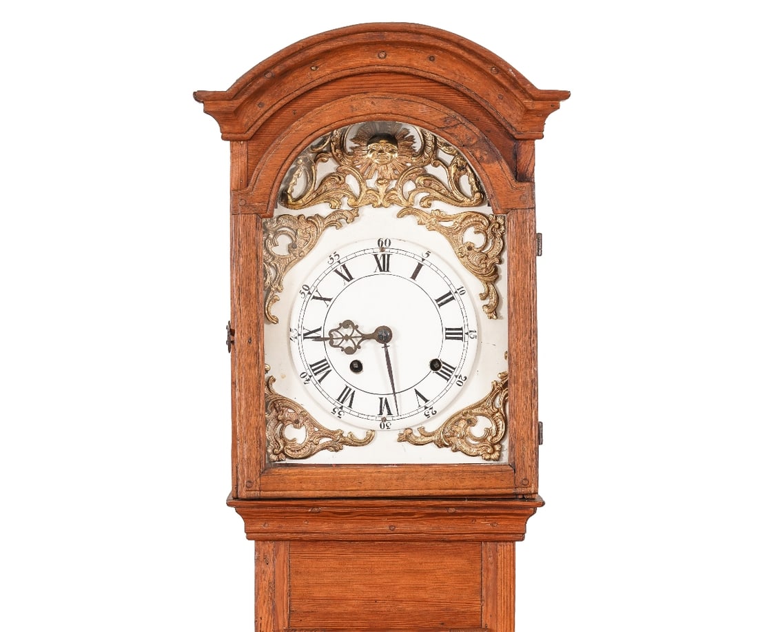 FRENCH PROVINCIAL TALL CASE CLOCK (1 of 11)