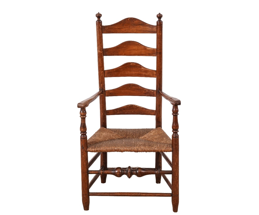 DELAWARE VALLEY LADDERBACK ARMCHAIR (1 of 9)