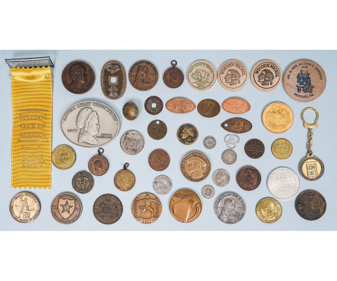 COLLECTION COINS BRONZES etc. (1 of 6)