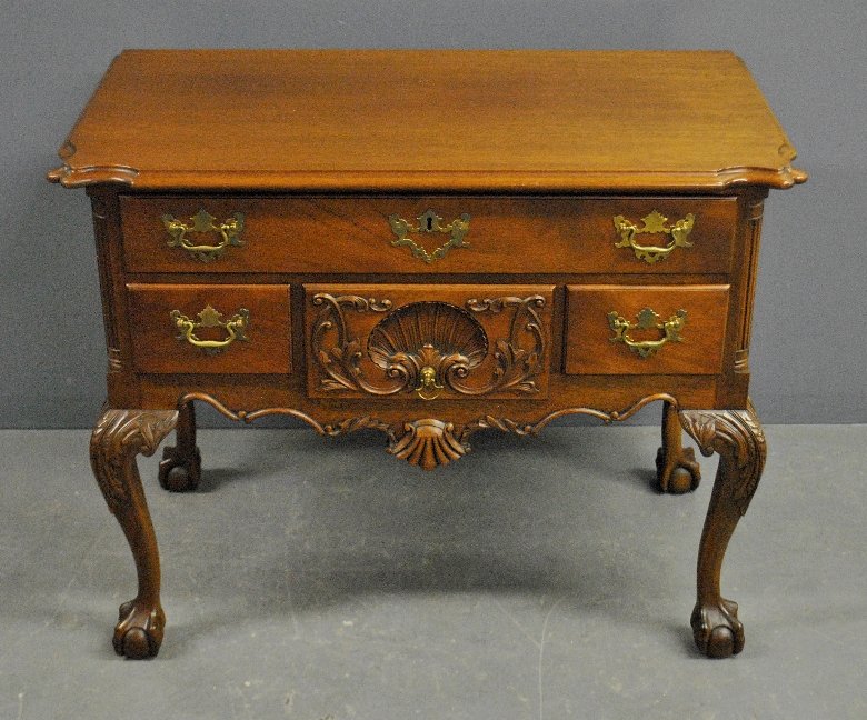 Philadelphia Chippendale style lowboy, possibly by: Philadelphia Chippendale style lowboy, possibly by Nathan Margolis. 30.5"h.x34"w.x18"d.