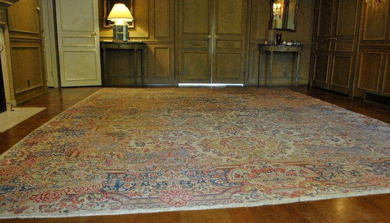 Room size Kerman oriental carpet. 16'2"x12' (1 of 4)