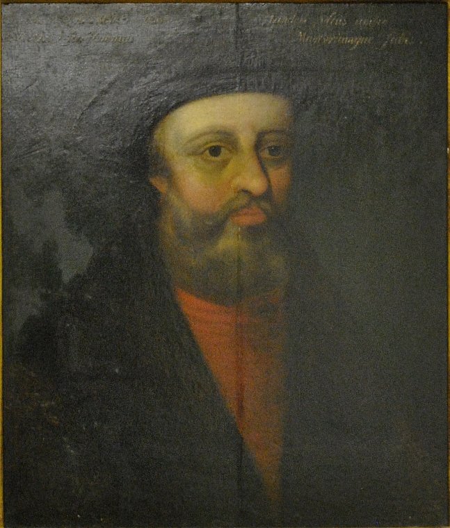 Oil on canvas portrait possibly of Thomas Cranmer (1 of 5)
