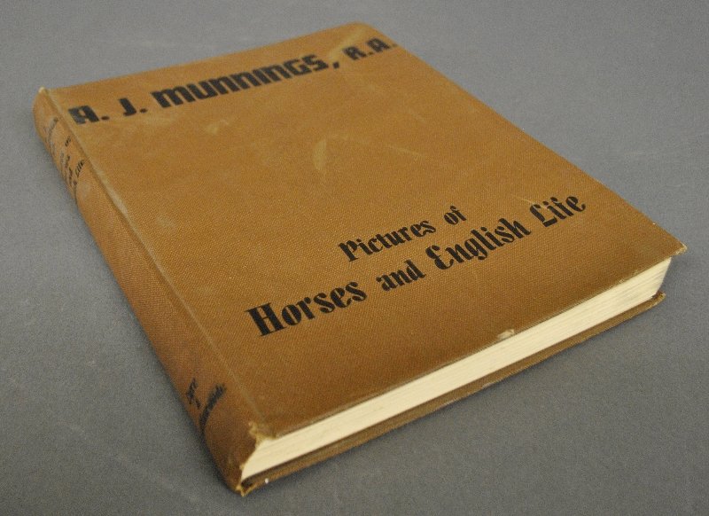 Book â€“ A.J. Munnings, R.A., Eyre and Spottiswood (1 of 2)