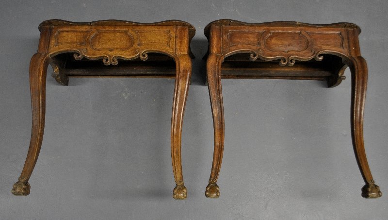 Two oak wall tables, 19th c., made from one original (1 of 1)