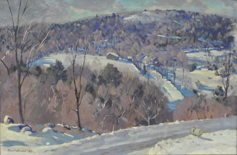 Atwood, Robert [American, 1892-1970] oil on canvas (1 of 3)