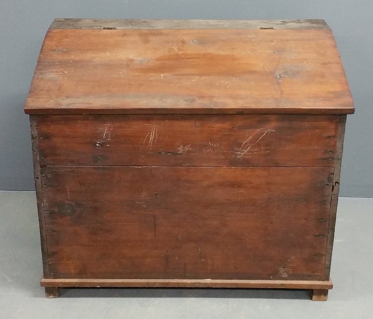 Primitive pine grain bin, 19th century. 33" h x 38 Â½" (1 of 1)