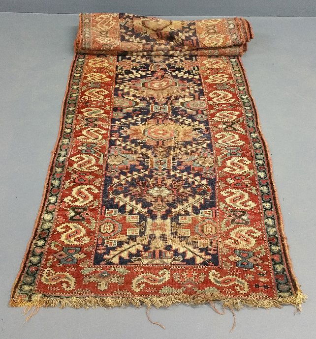 Tribal oriental Hall Runner   17 feet 8 inches x 3 (1 of 3)