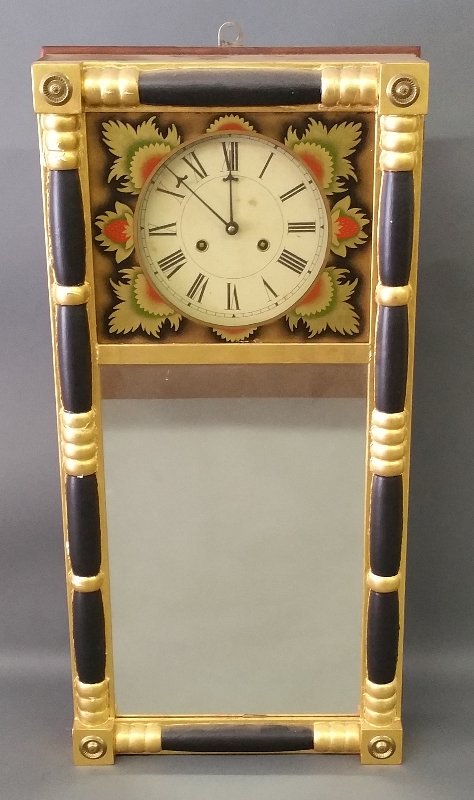 Empire New Hampshire style wall clock, 20th century. (1 of 3)