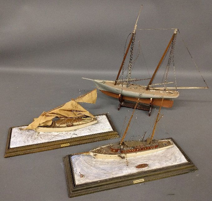 Three yacht models to include the America, Laninia and (1 of 1)