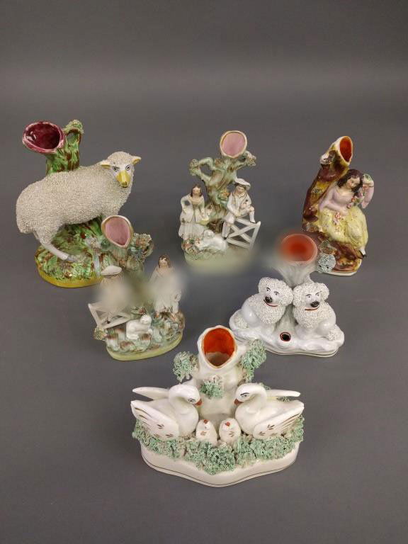 Staffordshire spill vases (1 of 1)