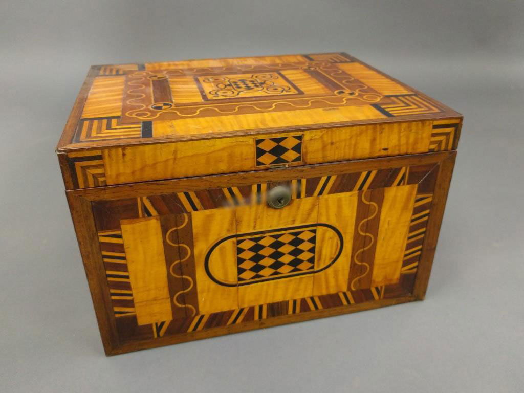 Tiger Maple storage box (1 of 3)