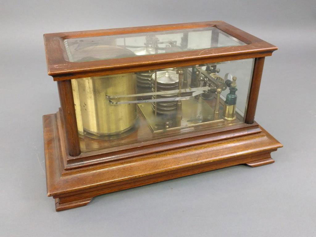 Beveled glass barometer (1 of 2)
