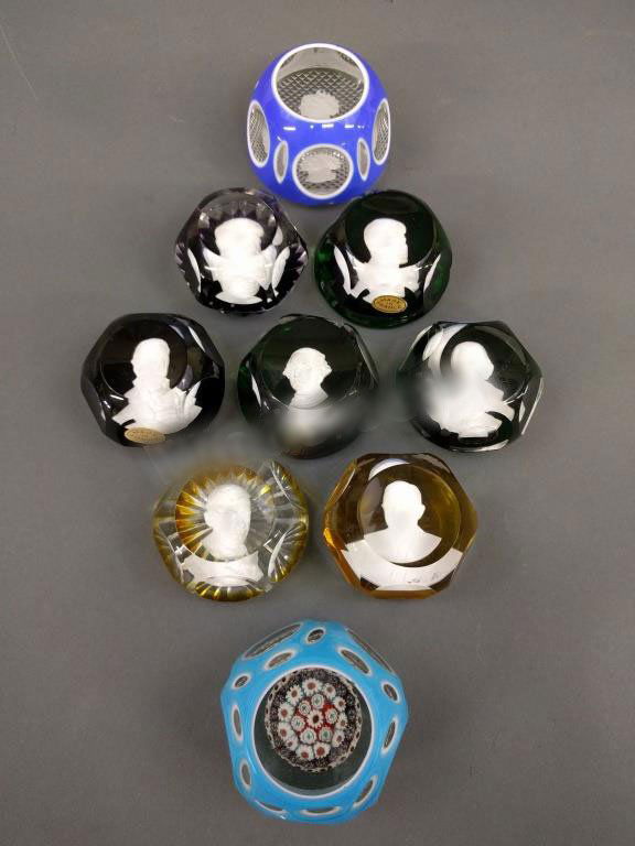 Baccarat paperweights (1 of 2)