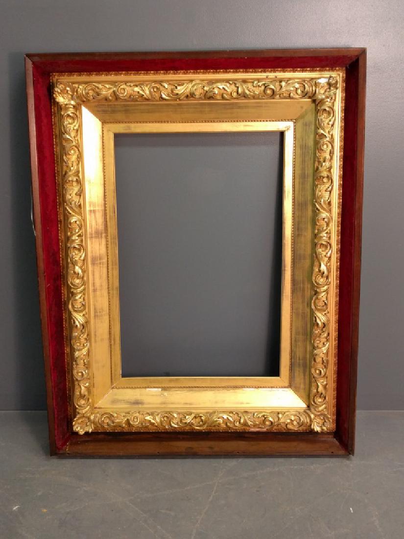 Plaster Gilt frame: Plaster gilt frame. 43"h. x 33"w.