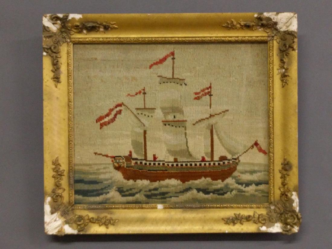 Woolwork masted warship (1 of 3)