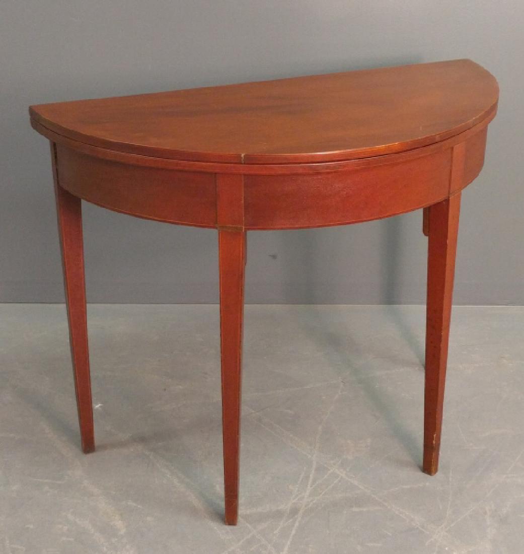 Demi-lune card table (1 of 1)