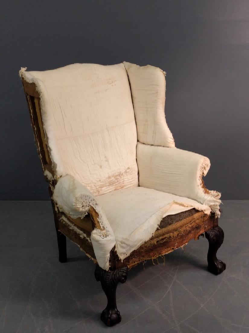 Anglo-irish Chippendale Wing chair (1 of 3)