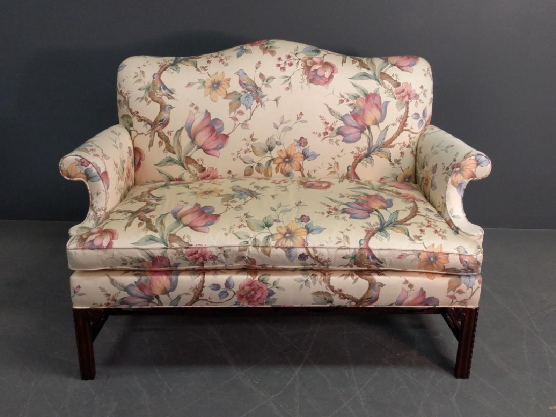 Chippendale style loveseat (1 of 2)