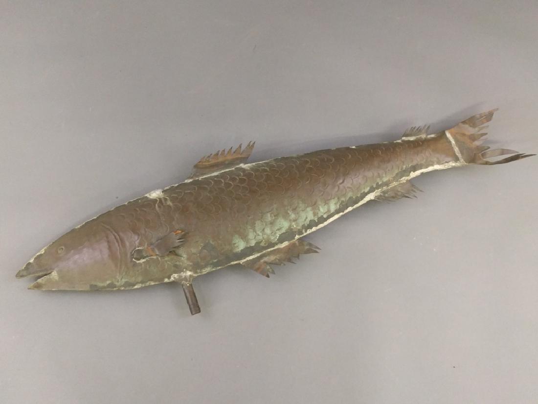 Copper cod weathervane (1 of 2)