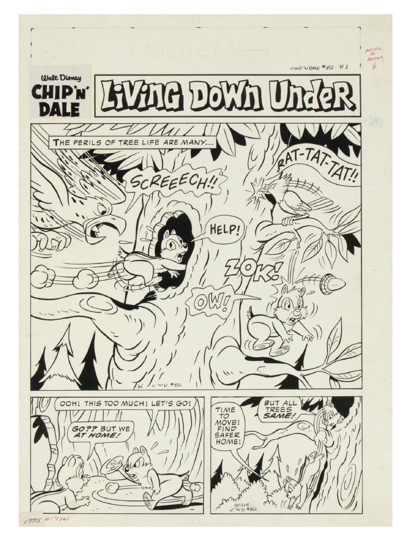 "Chip n' Dale" Original Comic Page. (1 of 1)