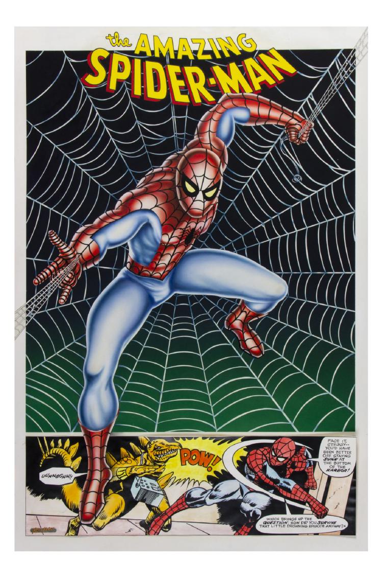 "Spider-Man" Original Poster Painting. (1 of 1)