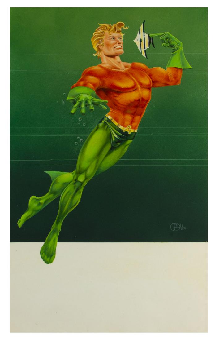 "Aquaman" Original Painting. (1 of 1)