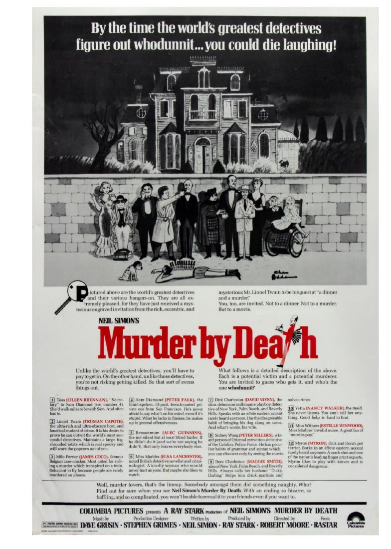 "Murder by Death" One Sheet Poster. (1 of 1)