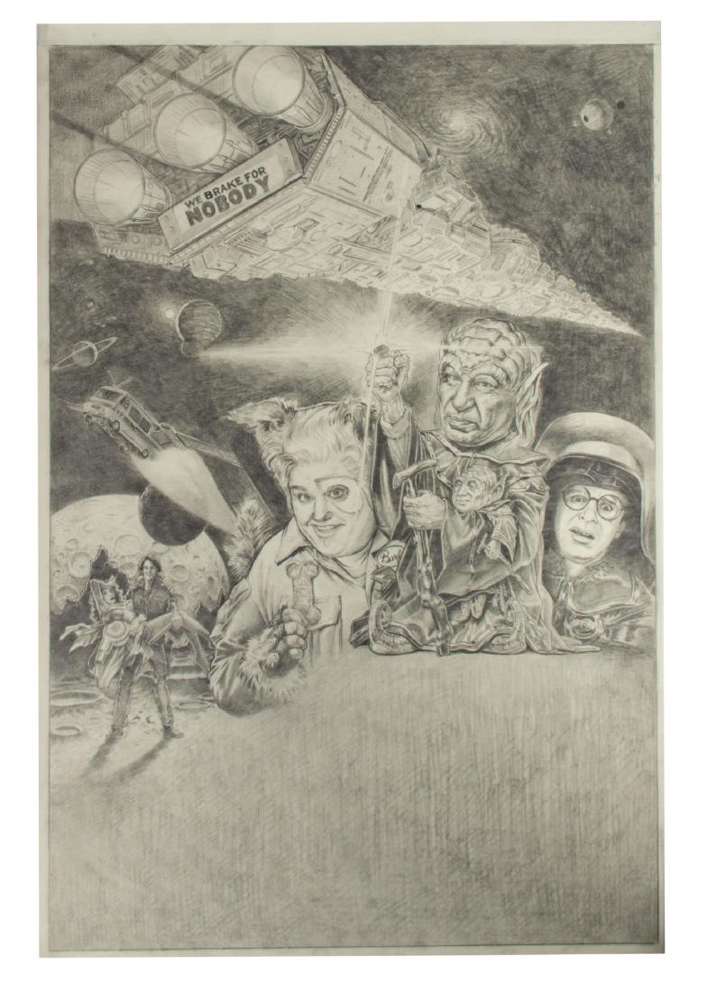 "Spaceballs" Original Poster Artwork. (1 of 1)