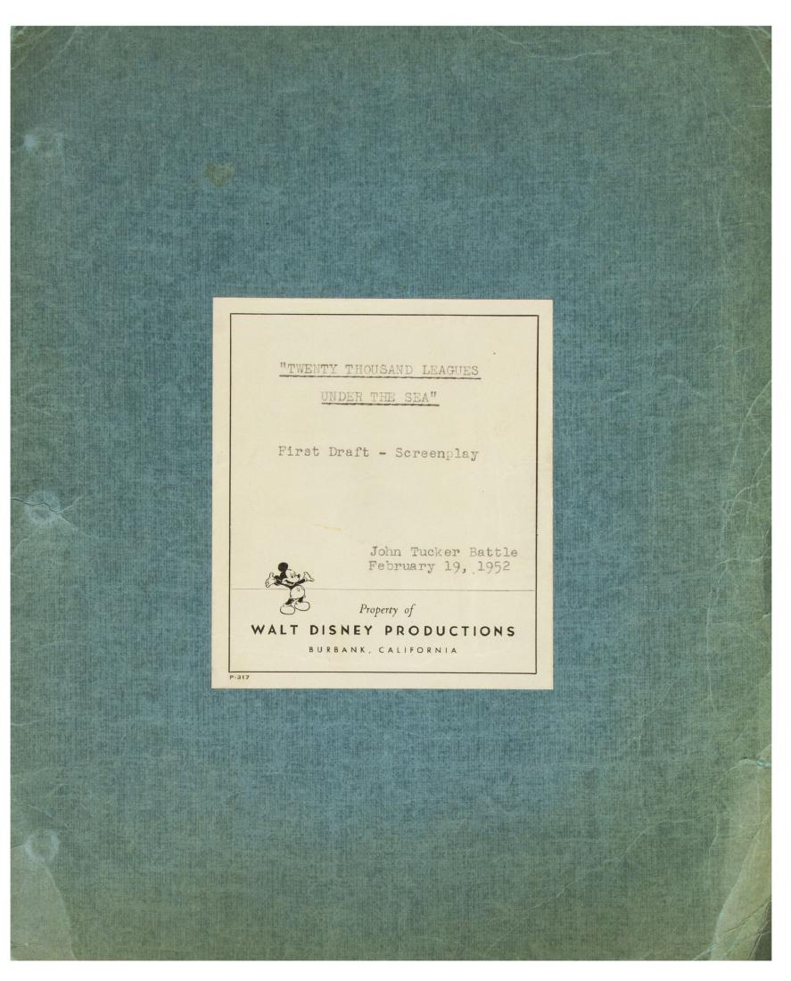 Rare John Battle 1952 "20,000 Leagues" Screenplay (1 of 3)