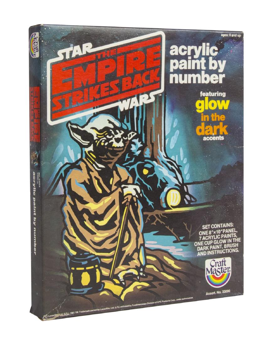 "The Empire Strikes Back" Yoda Paint by Number. (1 of 3)