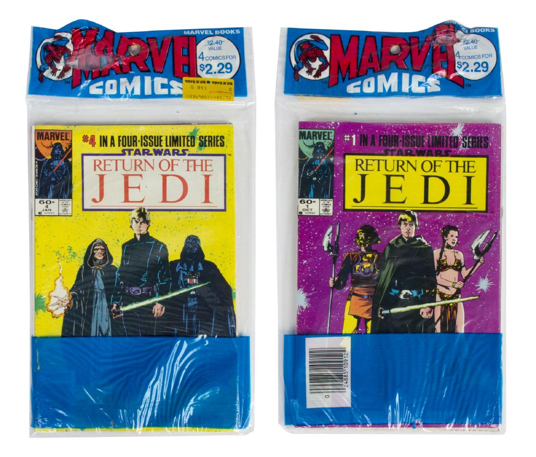 Set of (4) "Return of the Jedi" Comics in Bag. (1 of 3)
