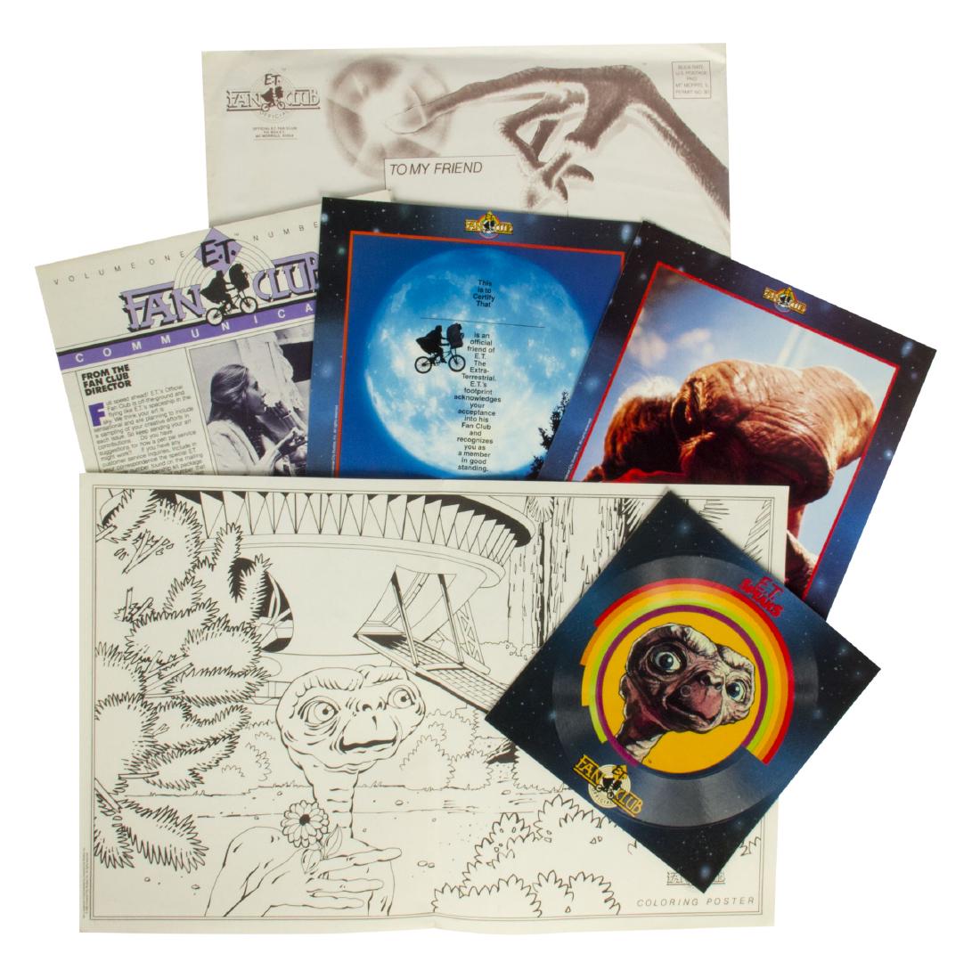 Collection of "E.T." Fan Club Items. (1 of 5)