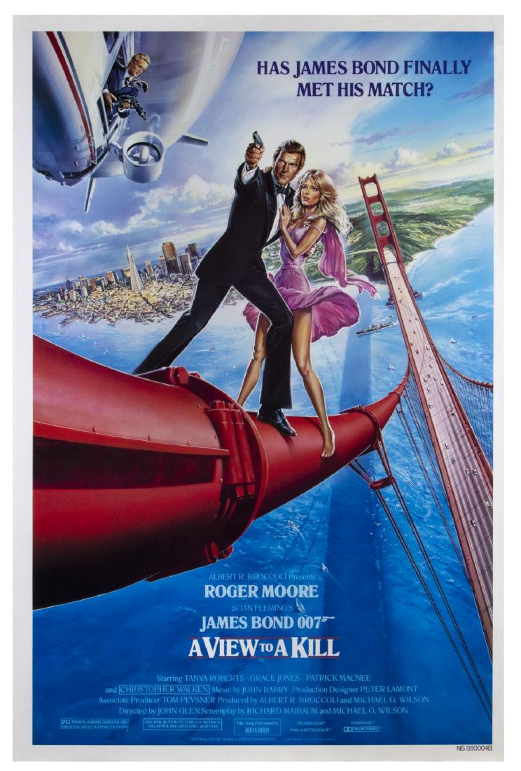 James Bond "A View to a Kill" One Sheet Poster. (1 of 1)