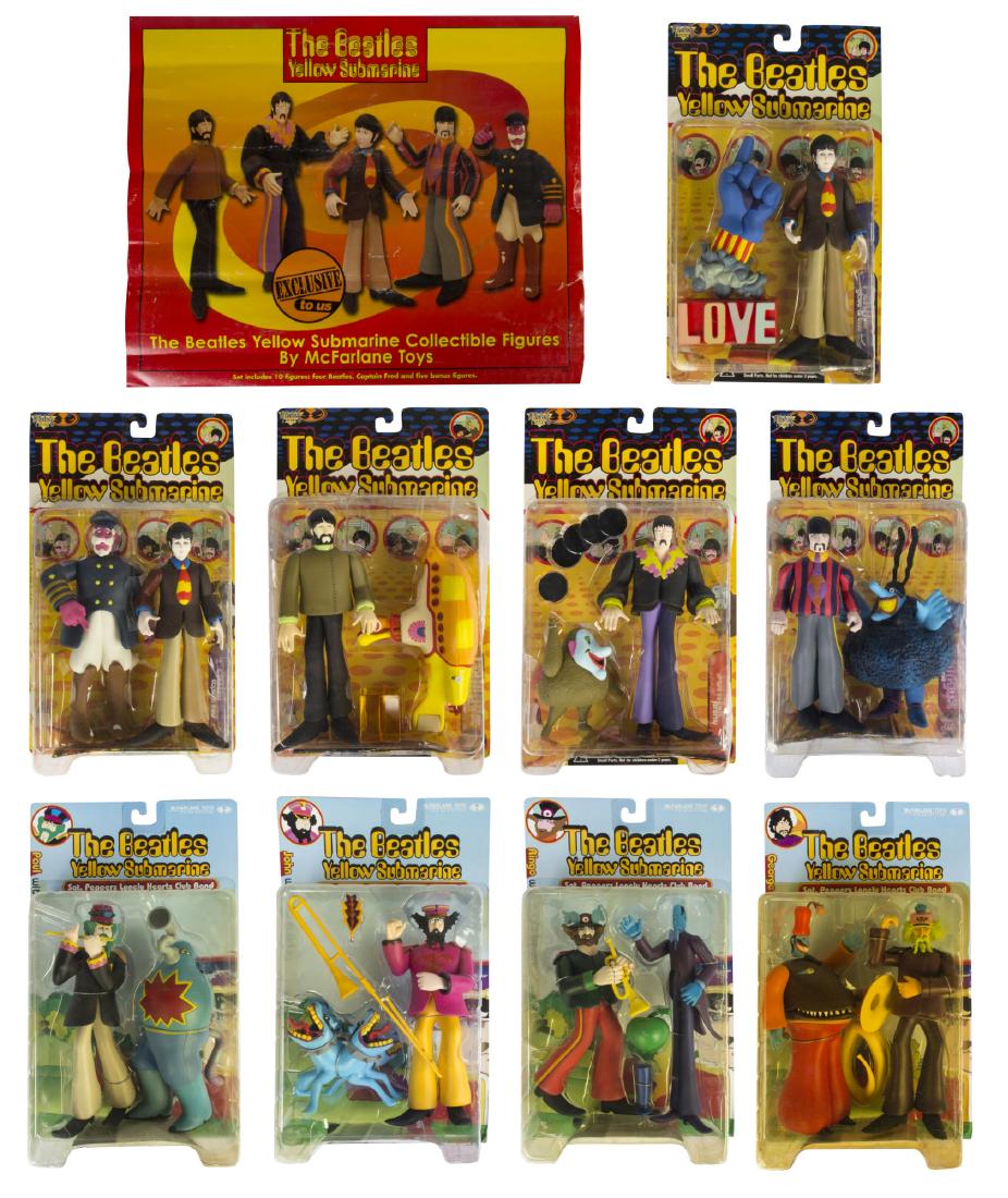 Collection of "The Beatles" Yellow Submarine Figures. (1 of 11)