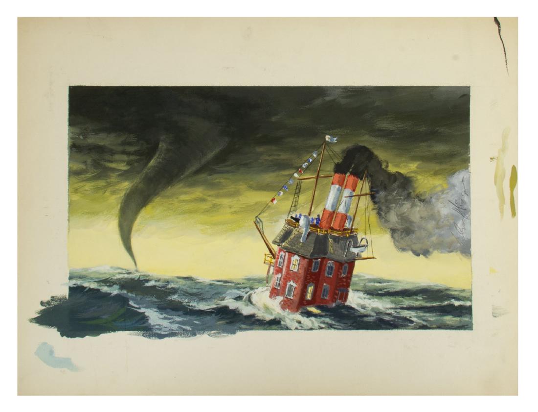 "Mary Poppins" Uncle Albert's House Concept Painting. (1 of 1)