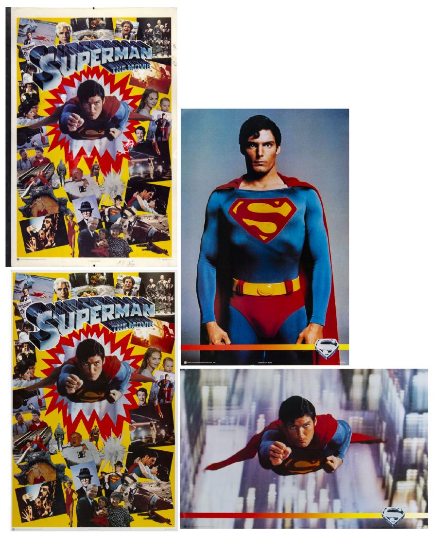 Set of (4) "Superman" Thought Factory Posters. (1 of 8)