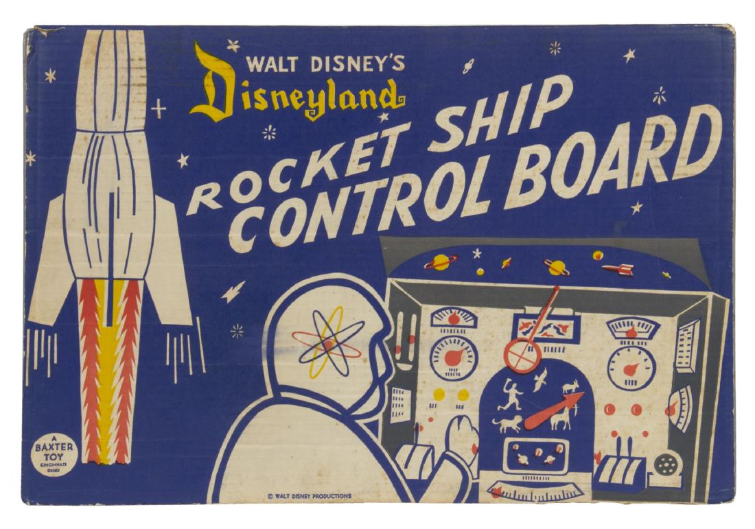 Disneyland "Rocket Ship Control Board" Toy. (1 of 2)