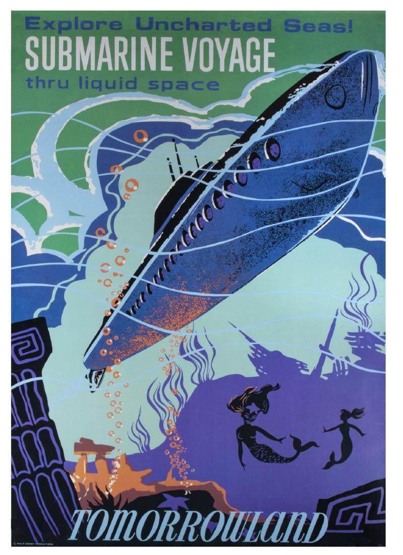 "Submarine Voyage" Disney Gallery Attraction Poster. (1 of 1)
