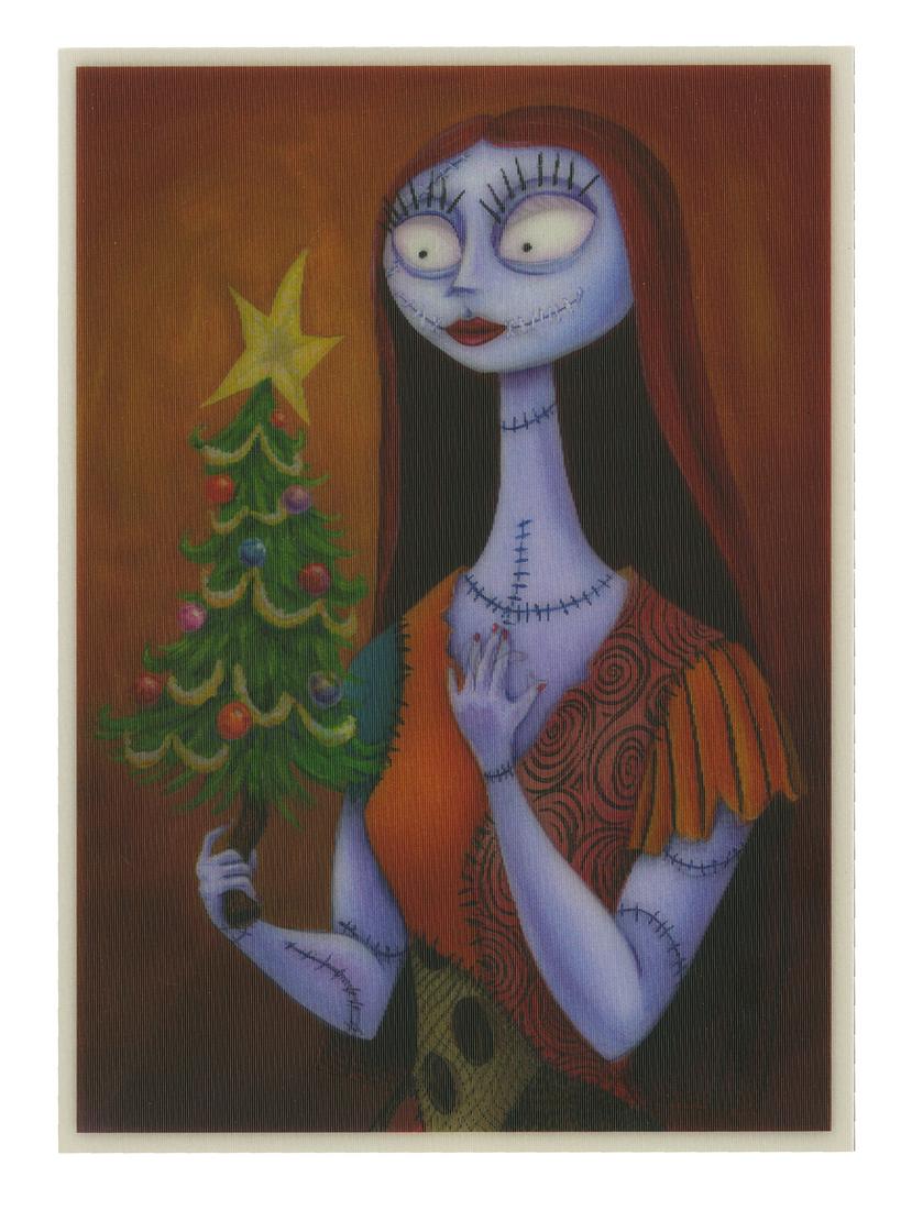 The Nightmare Before Christmas Lenticular Bonus Gift.: (Disneyland, 2003) A lenticular photo of Sally from The Nightmare Before Christmas with a pair of accompanying letters regarding a Haunted Mansion Holiday event purchase. The first letter apologizes f