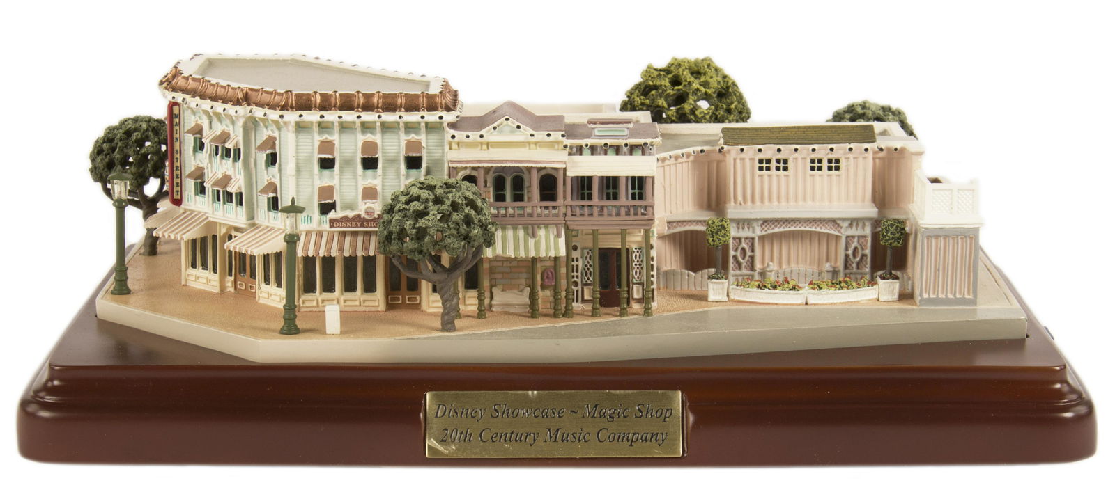 Olszewski Magic Shop & 20th Century Music Co Model.: (Disneyland, 2005) A beautiful scale model of Disneyland's Magic Shop and the 20th Century Music Company located on Main Street. This model was created by renowned miniaturist Robert Olszewski for his