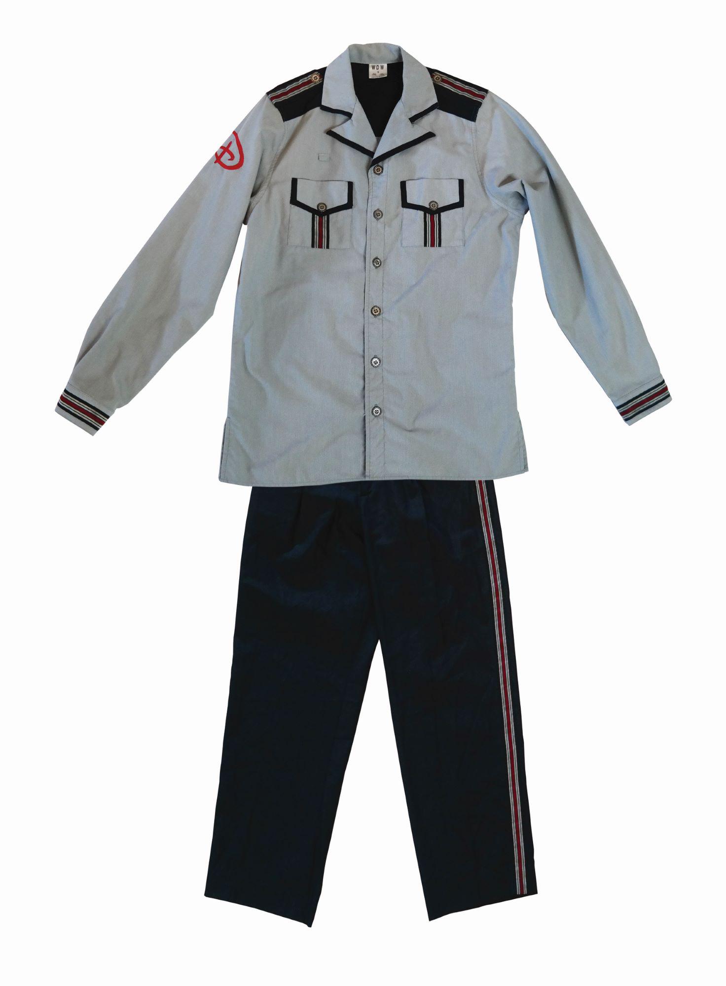 Walt Disney World Bus Driver Costume.: (Walt Disney World, 2010) An original male bus driver costume from Walt Disney World. This sleek newer design for Walt Disney World bus drivers was implemented in 2010 and features the Disney "D" on t