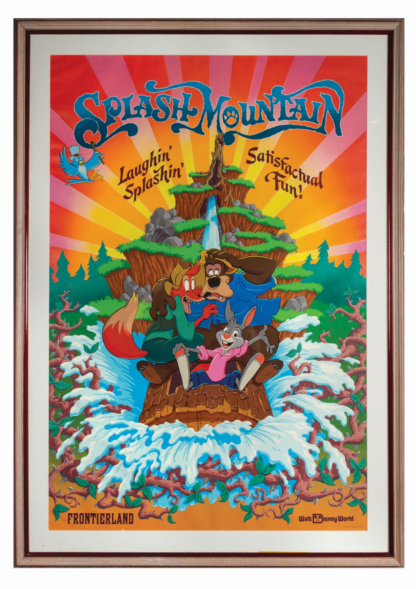 Disneyland Vintage Attraction Poster Necktie