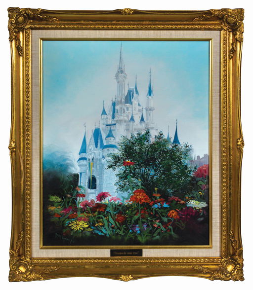 Original Cinderella Castle Painting Dec 08 2019 Van Eaton