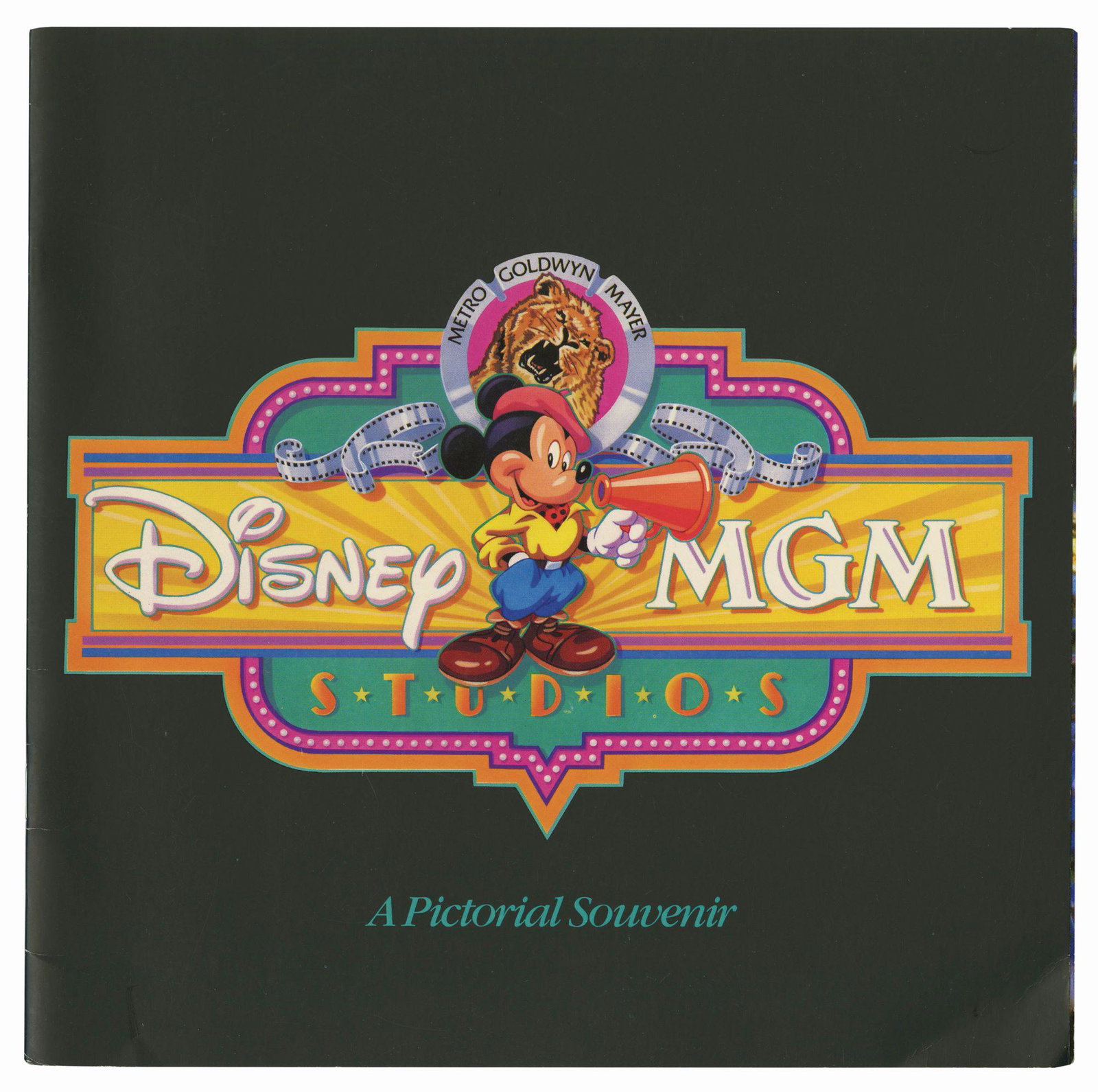 Disney-MGM Pictorial Souvenir Guidebook.: (Disney-MGM, 1989) This pictorial souvenir guidebook from Disney-MGM Studios was the first available guidebook created for the opening year of the newest park. The book contains 24-pages of color phot